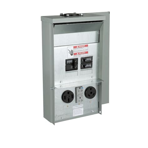 rv electrical box lowes|Eaton 503020 Amp Overhead Only Temporary Power .